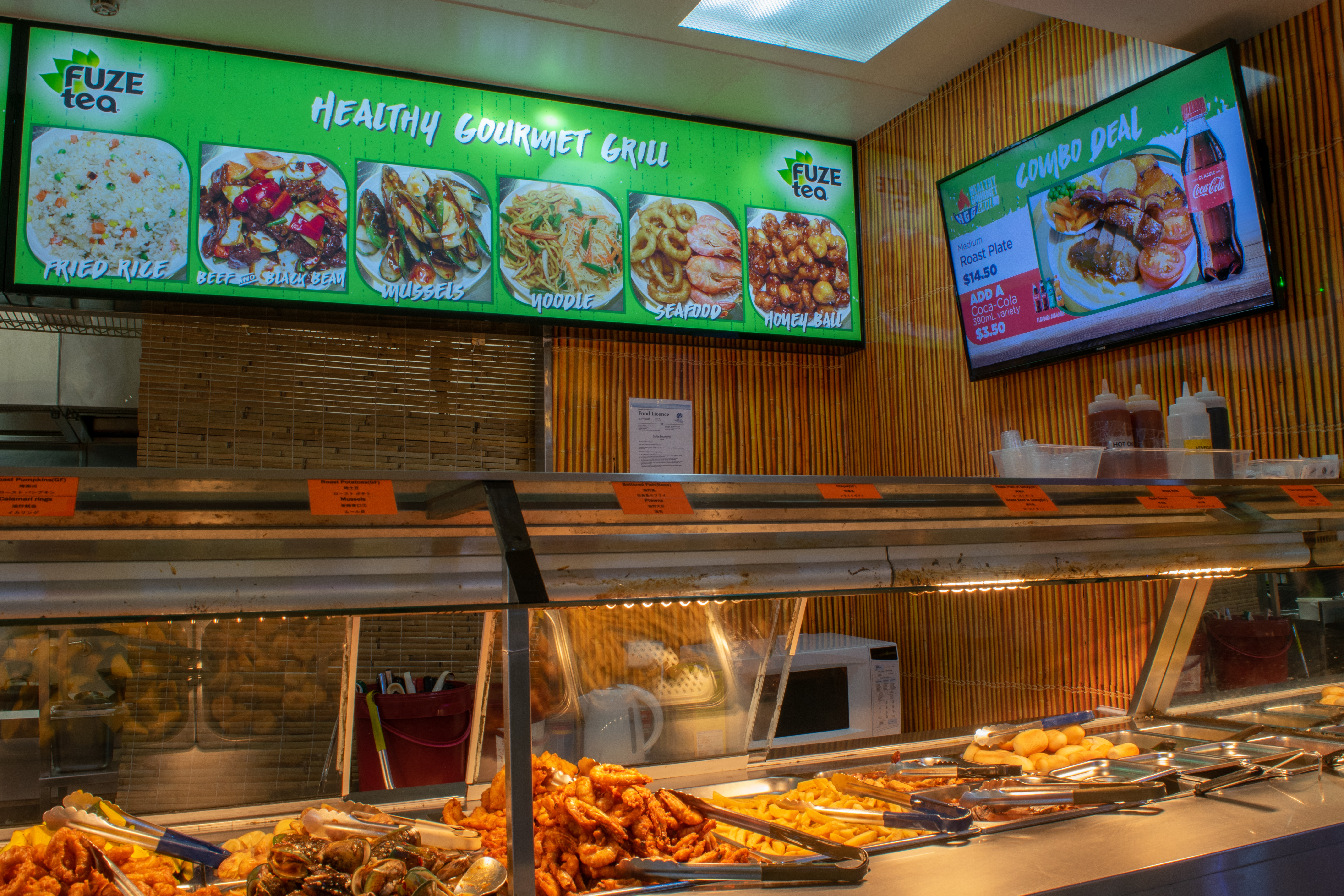 example of Indoor LED & LCD signage